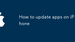 Cara mengemas kini aplikasi di iPhone