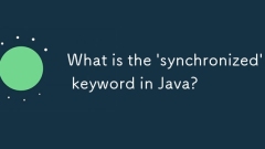 Was ist das Schlüsselwort 'Synchronisiert' in Java?