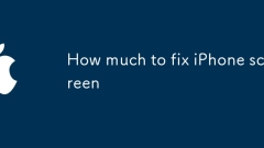 Berapa banyak untuk menetapkan skrin iPhone