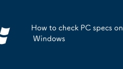 Cara memeriksa spesifikasi PC pada tingkap