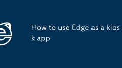 How to use Edge as a kiosk app