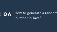 How to generate a random number in Java?