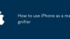 So verwenden Sie das iPhone als Lupe