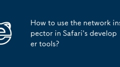 Comment utiliser l'inspecteur de réseau dans les outils de développement de Safari?