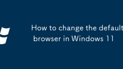 Cara menukar penyemak imbas lalai di Windows 11