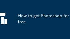 How to get Photoshop for free