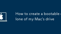 Cara membuat klon bootable dari pemacu Mac saya