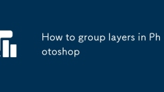 How to group layers in Photoshop
