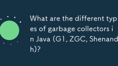 What are the different types of garbage collectors in Java (G1, ZGC, Shenandoah)?
