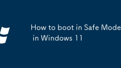 How to boot in Safe Mode in Windows 11