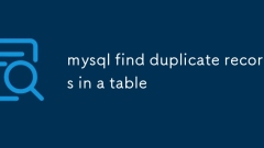 MySQL Finden Sie doppelte Datens?tze in einer Tabelle