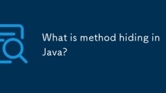 What is method hiding in Java?