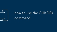 comment utiliser la commande chkdsk