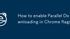 How to enable Parallel Downloading in Chrome flags
