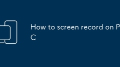 How to screen record on PC