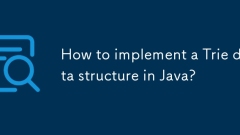 How to implement a Trie data structure in Java?