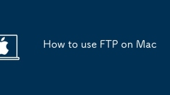 How to use FTP on Mac