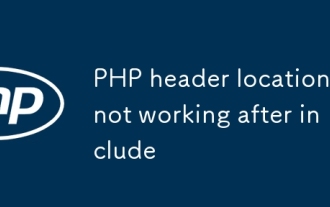 PHP header location not working after include