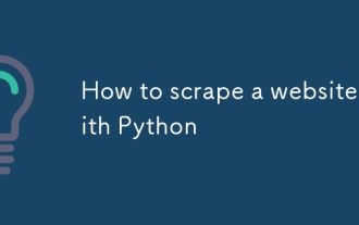 Comment gratter un site Web avec Python