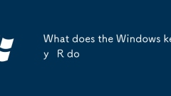 What does the Windows key R do