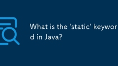 Apakah kata kunci 'statik' di Java?