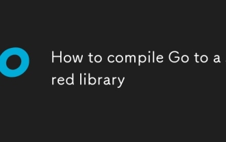 How to compile Go to a shared library