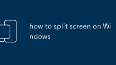 So teilen Sie den Bildschirm unter Windows auf