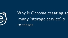Pourquoi Chrome crée-t-il autant de processus de 'service de stockage'