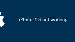 iPhone 5G tidak berfungsi