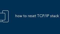 So setzen Sie TCP/IP -Stapel zurück