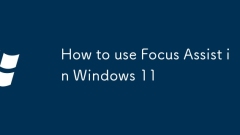 Windows 11?? Focus Assist? ???? ??