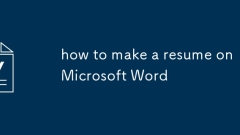 So erstellen Sie einen Lebenslauf auf Microsoft Word