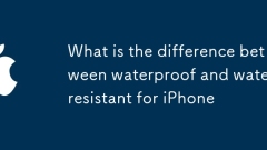 Was ist der Unterschied zwischen wasserdicht und wasserfest für das iPhone