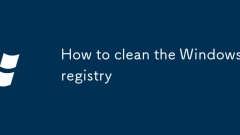 Cara Membersihkan Pendaftaran Windows