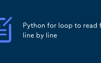 Python für Loop zum Lesen der Dateizeile nach Zeile