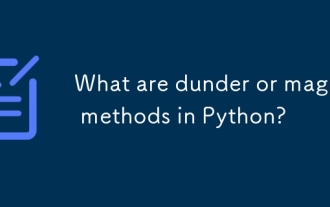 Quelles sont les méthodes Dunder ou Magic à Python?
