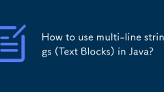 Wie verwende ich Multi-Line-Zeichenfolgen (Textbl?cke) in Java?