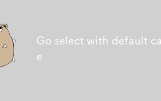 Go select with default case
