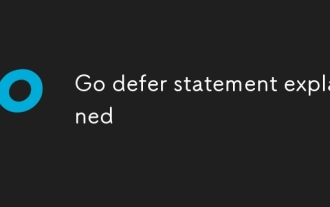 GO DEFER 진술이 설명되었습니다