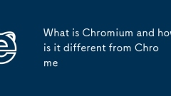 What is Chromium and how is it different from Chrome