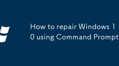 So reparieren Sie Windows 10 mithilfe der Eingabeaufforderung