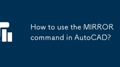 How to use the MIRROR command in AutoCAD?