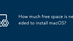 How much free space is needed to install macOS?