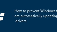 Cara Mencegah Windows dari mengemas kini pemacu secara automatik