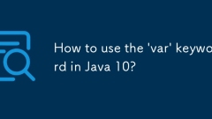 Java 10?? 'var'???? ???? ??? ??????