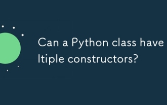 Kann eine Python -Klasse mehrere Konstruktoren haben?