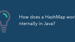 How does a HashMap work internally in Java?