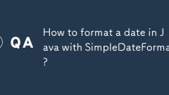 How to format a date in Java with SimpleDateFormat?