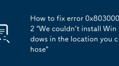 ??? ???? ?? 0x80300002 '??? ??? Windows? ??? ? ????'