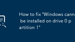 'Windows? Drive 0 Partition 1'? ??? ? ???? '?? ??
